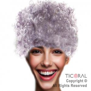 PELUCA PLATINADA CURLY HS2144-1 x 1